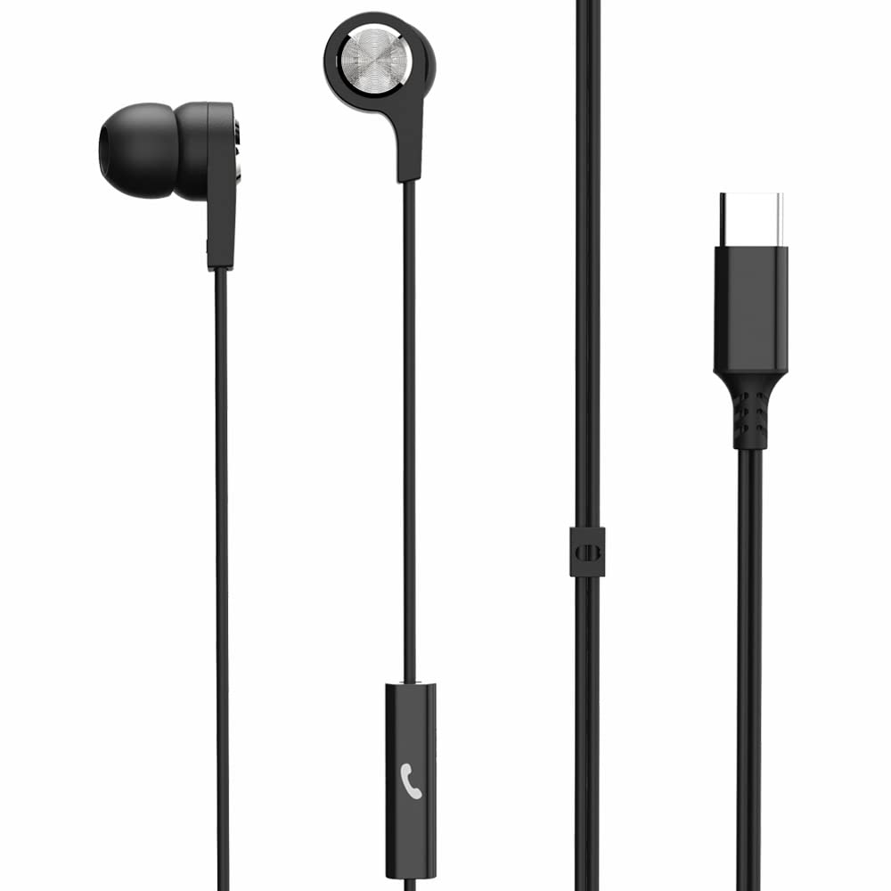 Maxell Type C Earbuds for iPhone 14 Black
Maxell Type C Earbuds for Samsung Black
Maxell Type C Earbuds for SiriCompatib