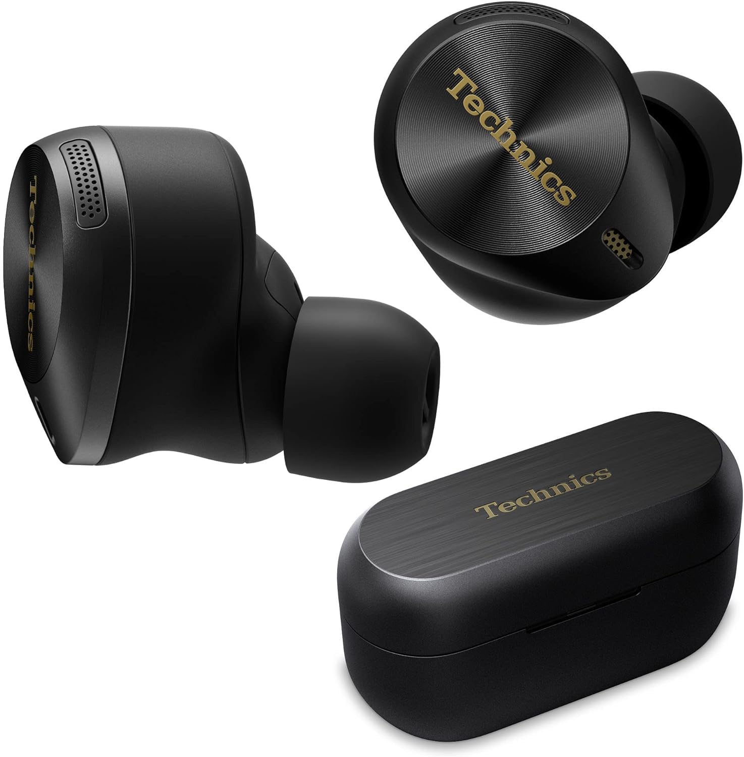 Technics Premium Hi-Fi True Wireless Bluetooth Earbuds for Music Lovers - EAH-AZ80-K (Black)  
Technics Premium Hi-Fi Tr